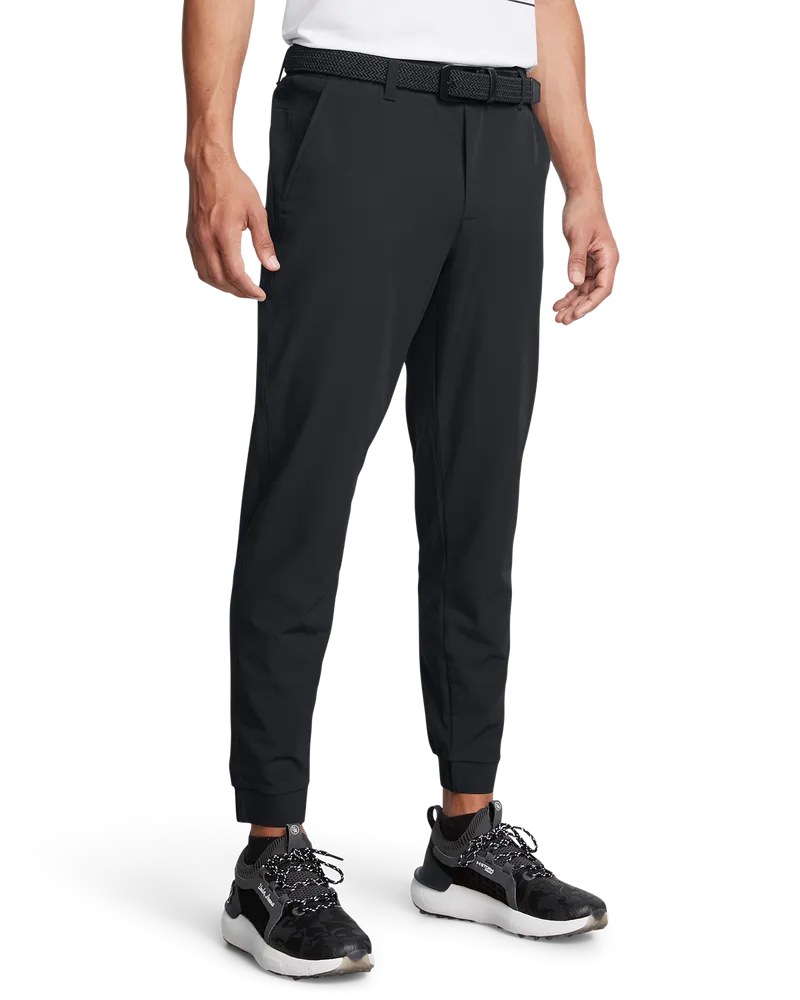 [1388167-001-32R] Under Armour Mens Golf Jogger | Drive | Black (32)