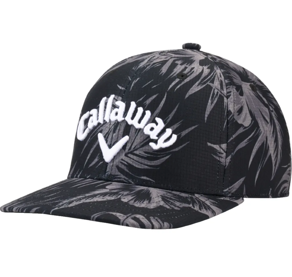 [4001577G-189] Callaway Mens Golf Cap | Tour Performance | Pro 26 | Black Tropical