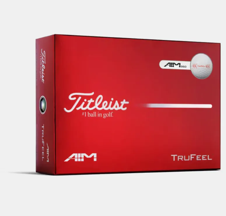 [T6036S-AIM-2] Titleist Golf Balls | Trufeel Aim (White)