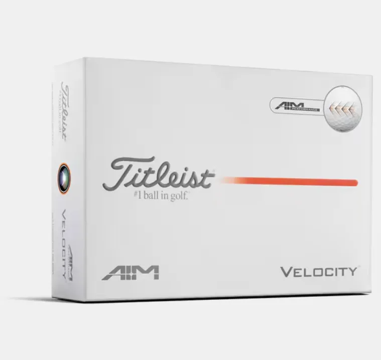 [T8027S-AIM] Titleist Golf Balls | Velocity Aim 2026