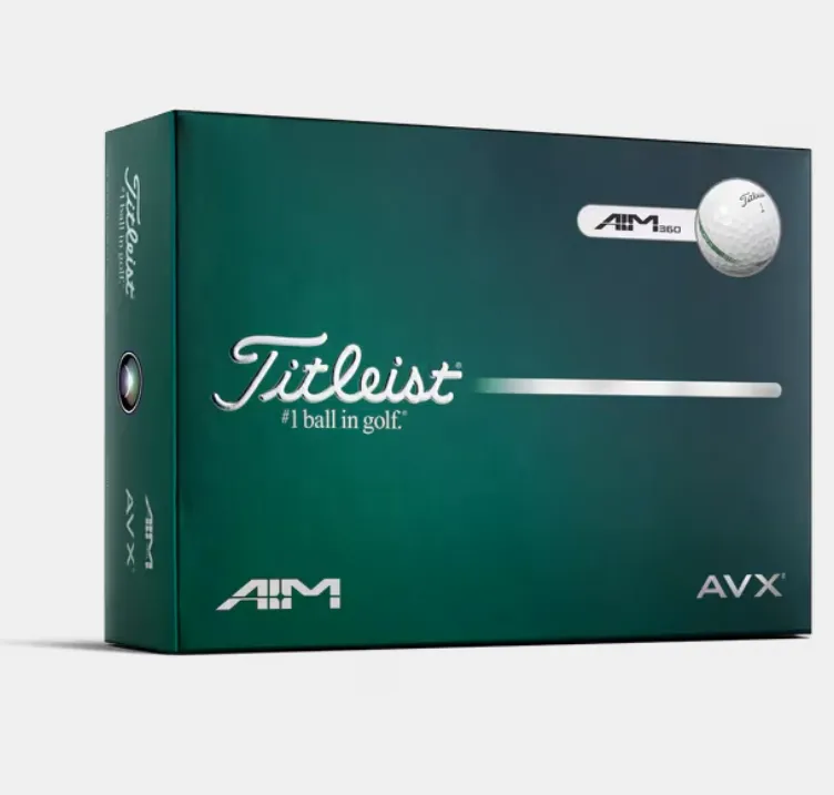 [T9015S-AIM] Titleist Golf Balls | AVX Aim 360 (White)
