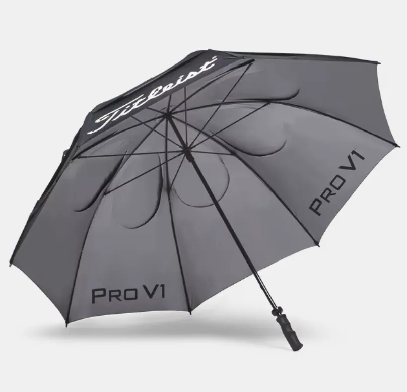 [TA26TDCU-01] Titleist Golf Umbrella | Tour Double Canopy | Black-White