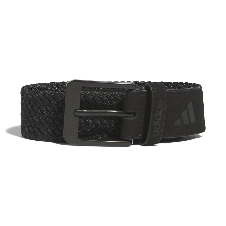 Adidas Mens Golf Belt | Braided Stretch | Black
