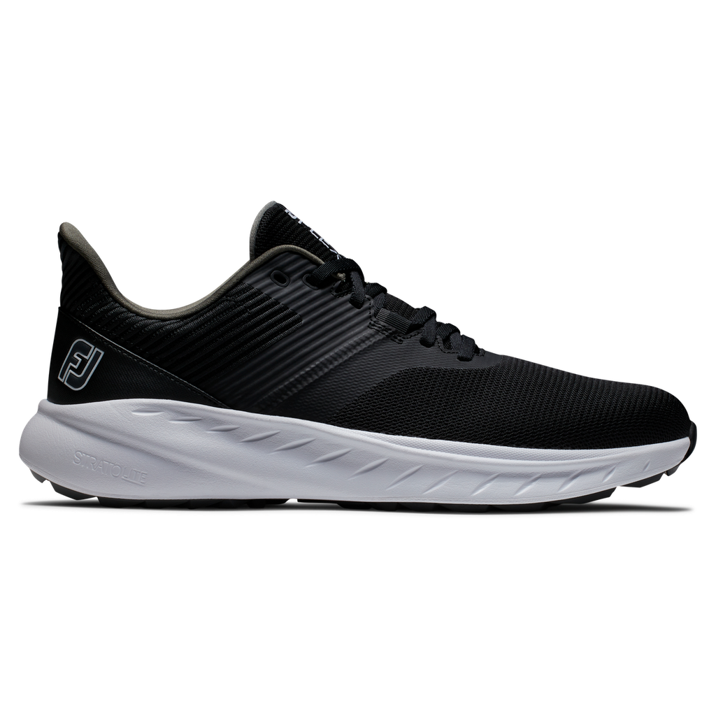 Footjoy Mens Golf Shoes | Flex | Black-White 49