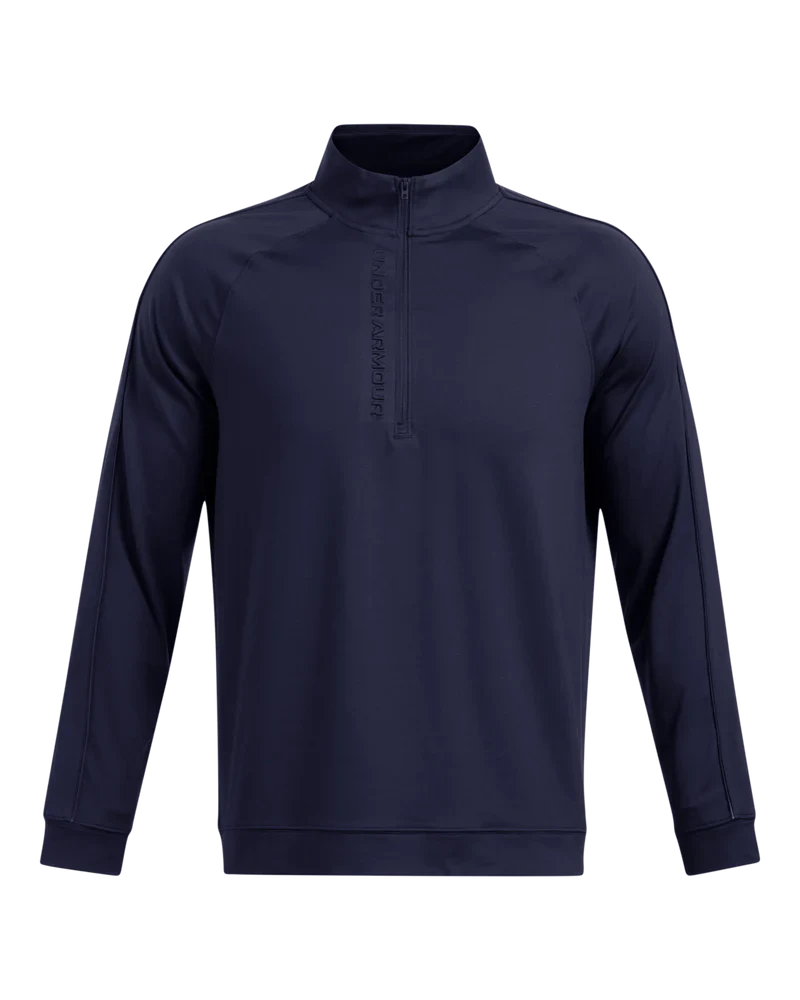 Under Armour Mens Golf Jersey | Midlayer Storm 1-2 Zip