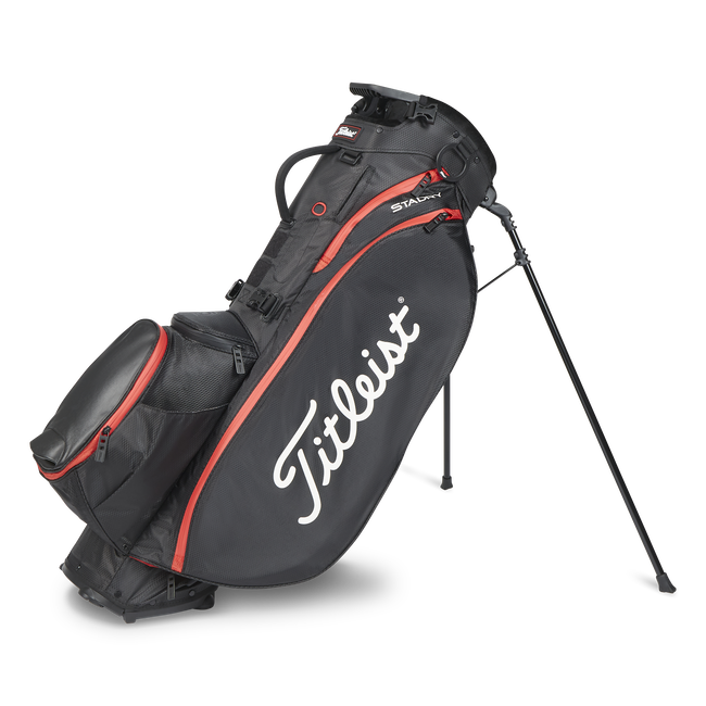 [TB23SX9006] Titleist Golf Bag | Players 5 Stadry Stand | Black-Red