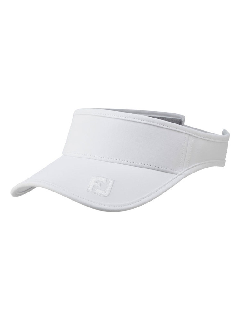 [35722] Footjoy Womens Golf Visor | White