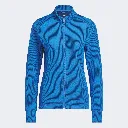 Adidas Womens Golf Jacket | Performance Texture Full Zip | Blue