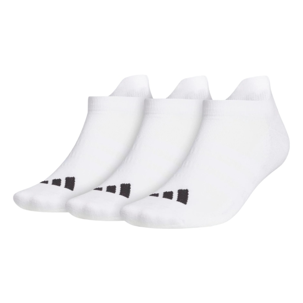 [HS5572811] Adidas Mens Socks | Ankle | 3 Pack White (8 to 11)