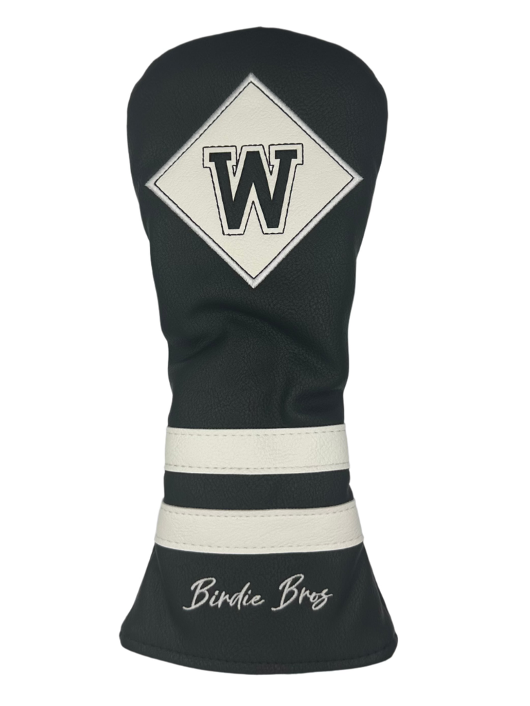 [BBCHFBW01] Birdie Bros Head Covers | Wood | Black-White
