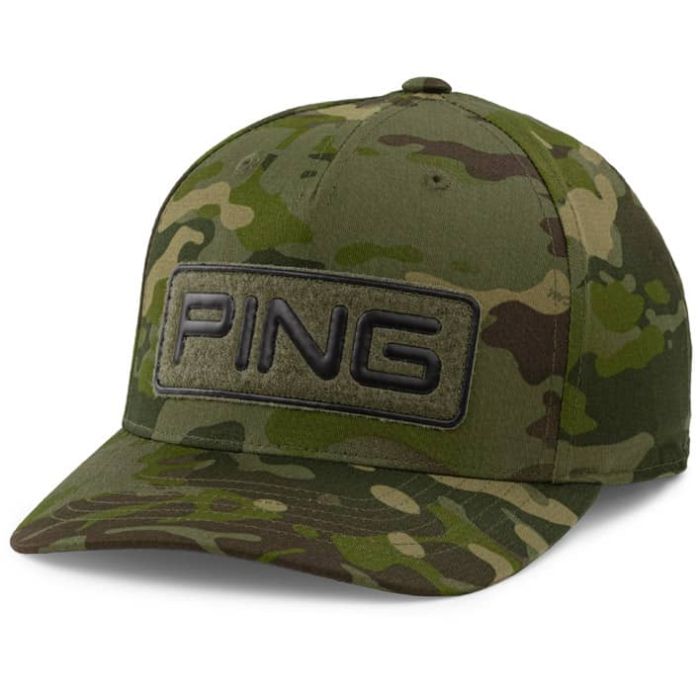 Ping Mens Golf Cap | MultiCam | Green
