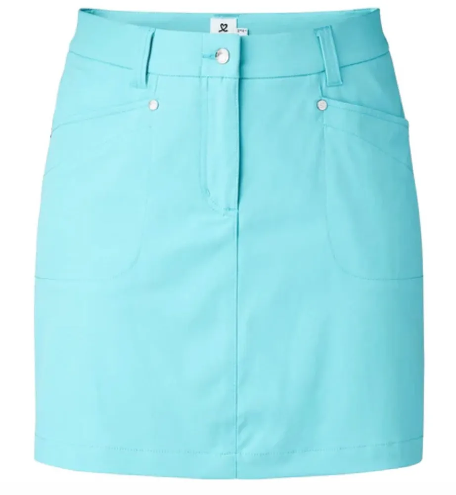 [2000799G36] Daily Sports Womens Golf Skort | Lyric 45Cm | Lagoon (36)