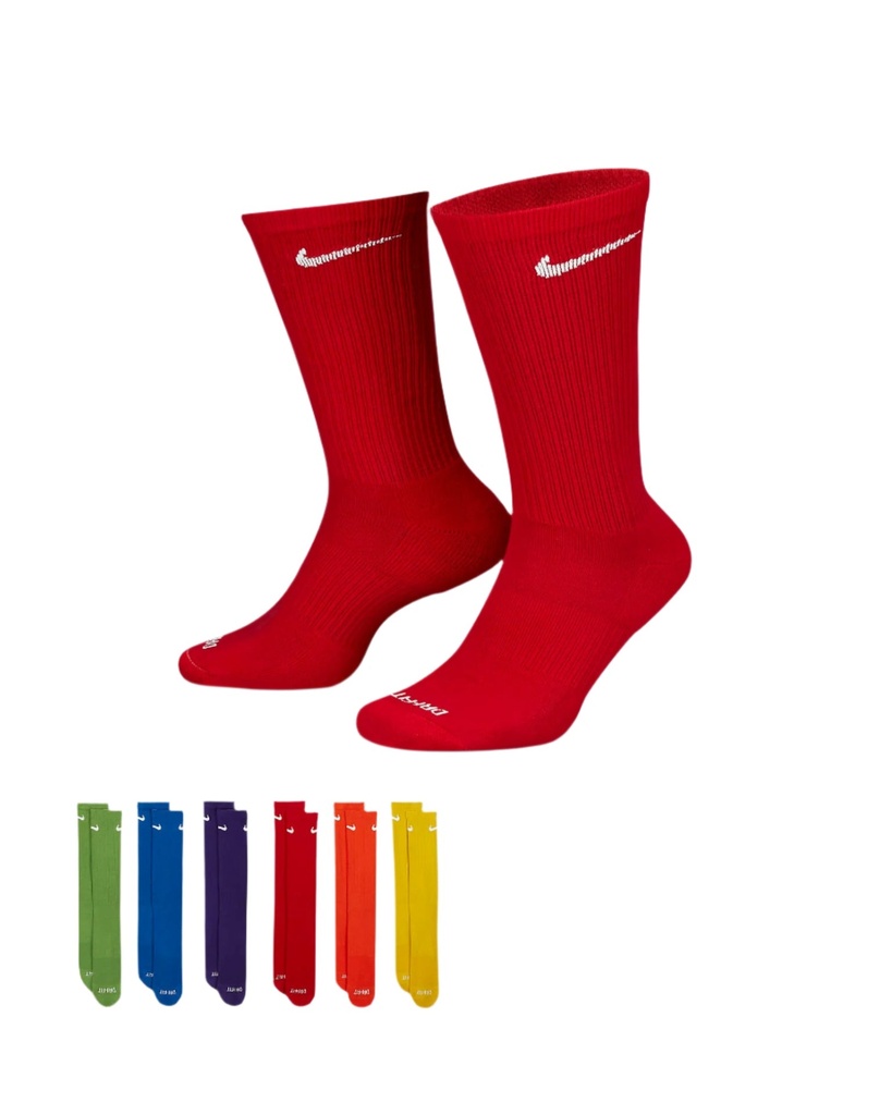 [NEDCGSS] Nike Mens Socks | Cushioned | Multi Colour (S)