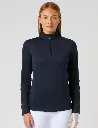 Daily Sport Womens Golf Shirt | Anna LS | Navy