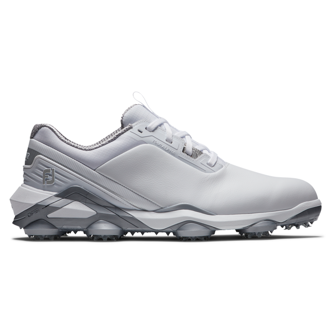 Footjoy Mens Golf Shoes | Tour Alpha | White-Silver 88