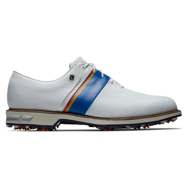 [53981080] FOOTJOY MENS GOLF SHOES | DJ PREMIERE | WHITE-NAVY-ORANGE (UK7)