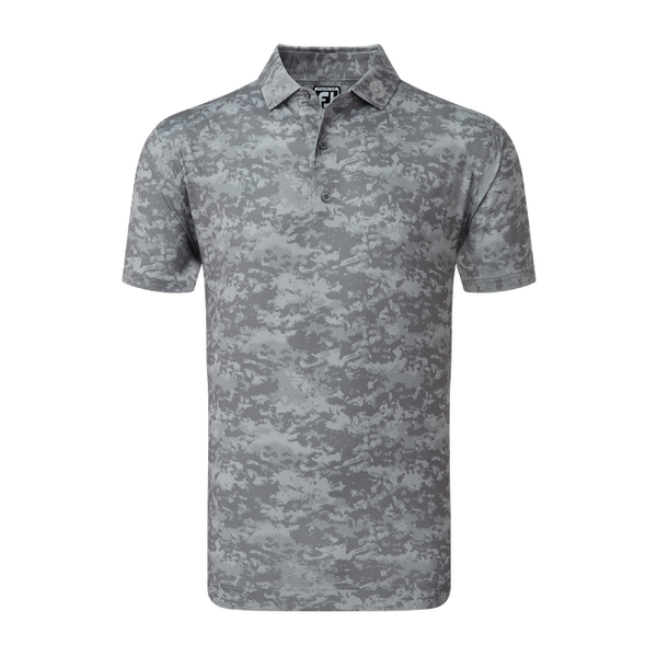 [80006XS] FOOTJOY MENS GOLF SHIRTS | EU CLOUD | CAMO LAVA (XS)