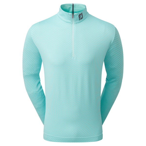 FOOTJOY MENS GOLF JERSEY | EU TONAL PRINT CHILLOUT | MINT