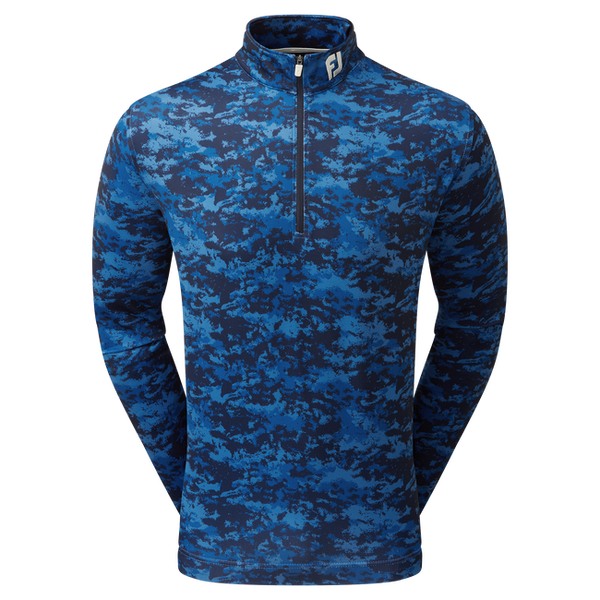 [80111XS] FOOTJOY MENS GOLF MIDLAYER | EU CLOUD | CAMO NAVY (XS)