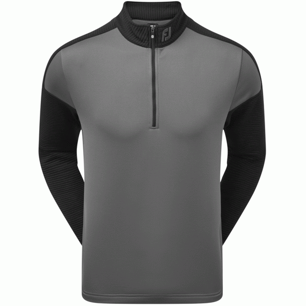 [87989XS] FOOTJOY MENS GOLF JERSEY | CHILLOUT XTREME | CHARCOAL-BLACK (XS)