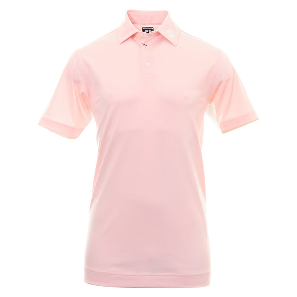 [88424XS] FOOTJOY MENS GOLF SHIRTS | STRETCH PIQUE SOLID | QUARTS PINK (XS)