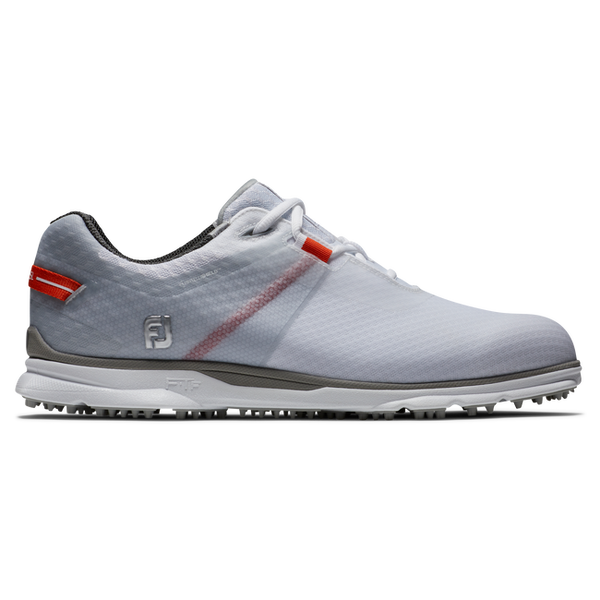 [53853080] FOOTJOY MENS GOLF SHOES | PRO SL | WHITE-GREY-ORANGE (UK7)