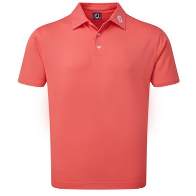 [84457S] FOOTJOY MENS GOLF SHIRT | PIQUE | SOLID CAPE RED (S)