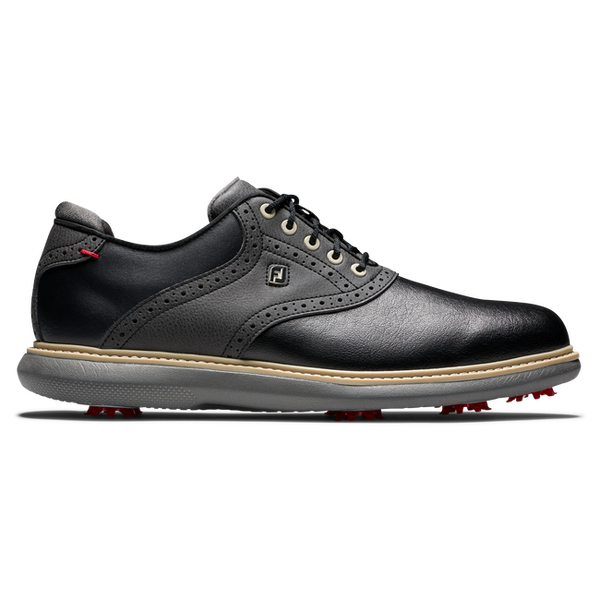 FOOTJOY MENS GOLF SHOES | TRADITIONS | BLACK