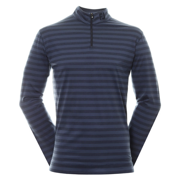 [88444S] FOOTJOY MENS GOLF JERSEY | STRIPED | NAVY (S)