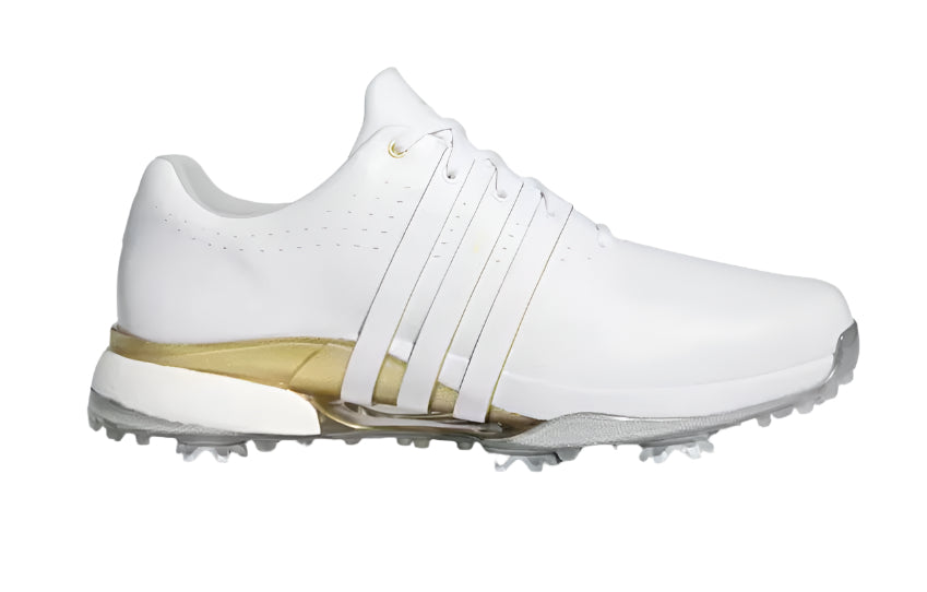 Adidas Mens Golf Shoes | Tour 360 24 | Gold-Silver