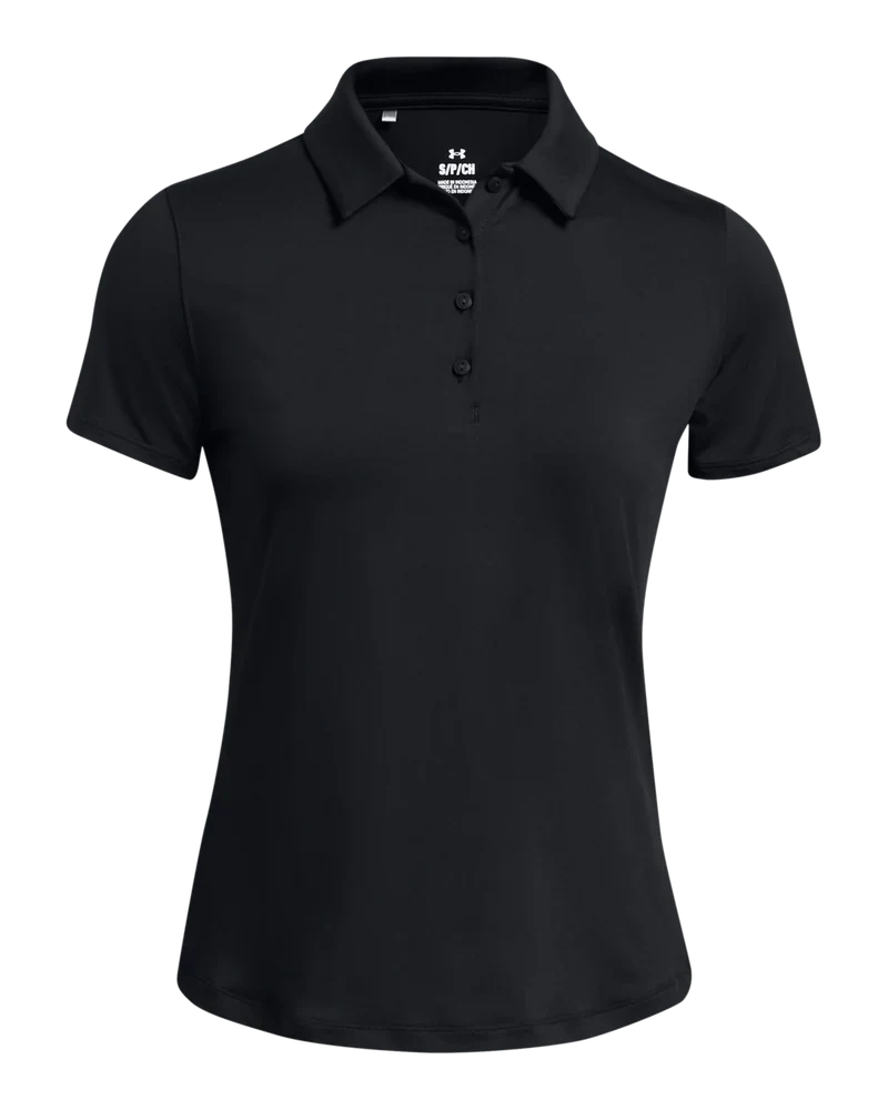 Under Armour Womens Golf Shirt | Playoff SS | Black