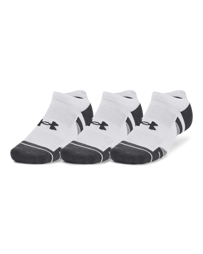 [1379503-100-M] Under Armour Golf Socks | Performance 3 Pack (M, No Show)