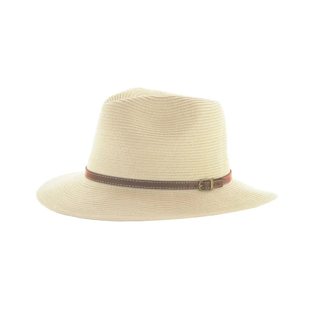[SKUIQ878] 360Five Womens Fedora Hat | Cooper | Beige (L/XL)