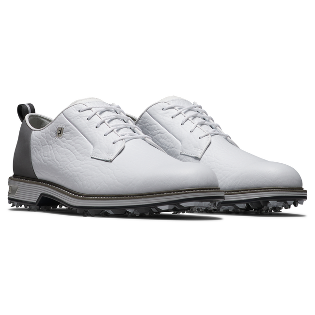 [54542080W] Footjoy Mens Golf Shoes | Premiere Series Field LX | White-Dark Grey b2 (UK7)