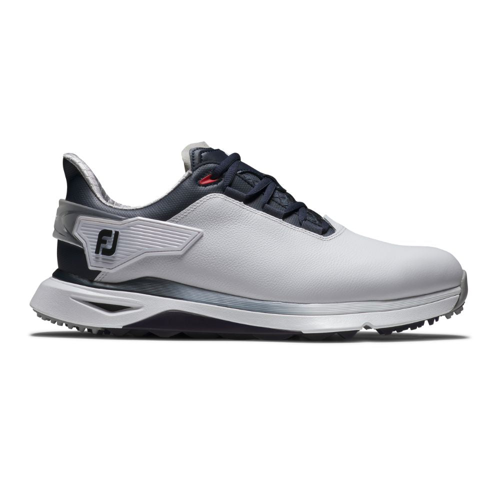 [56939080M] Footjoy Mens Golf Shoes | Pro SLX | White-Navy-Red a8 (UK7)
