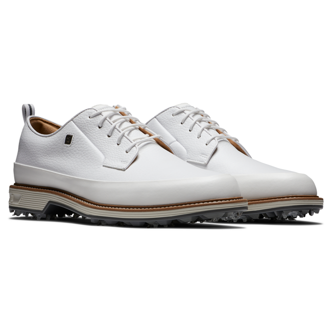 [54394080M] Footjoy Mens Golf Shoes | Premiere Series Field LX | White-Grey bd (UK7)
