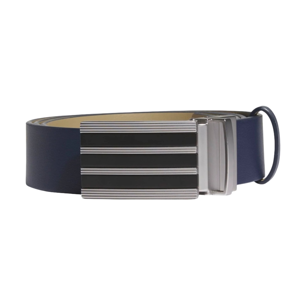 [JD7097] Adidas Mens Golf Belt | 3 Stripe Tour | Navy