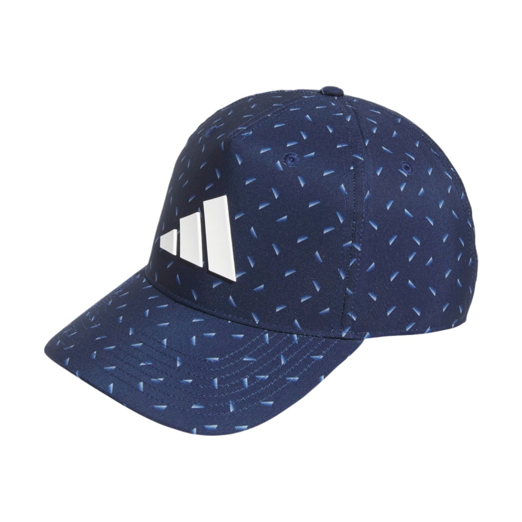 Adidas Mens Golf Cap | Tour Print | Navy