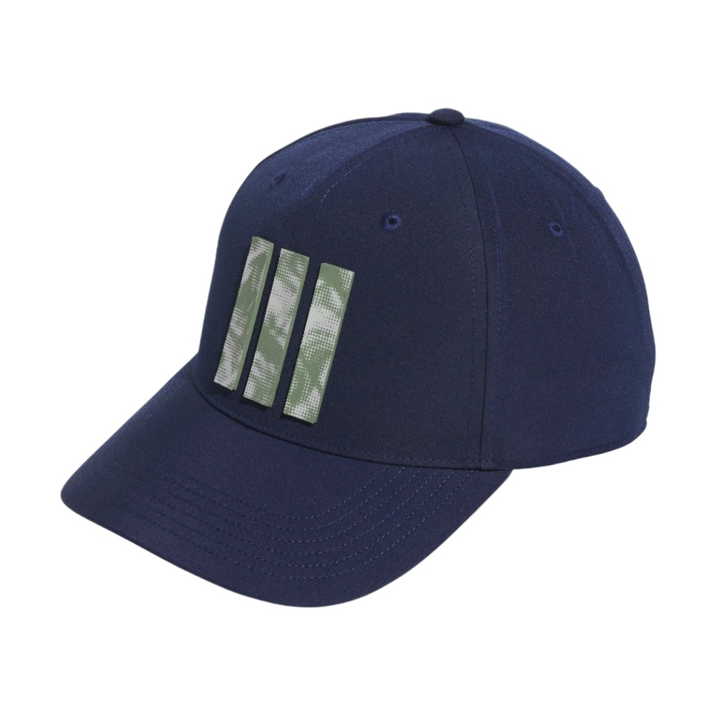 [JJ3856] Adidas Mens Golf Cap | 3 Stripe Tour | Navy