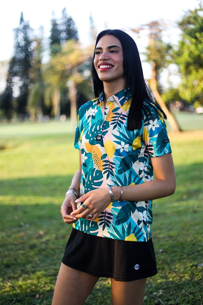 Custom Apparel Womens Golf Shirts | Funky | Exotic Fruits