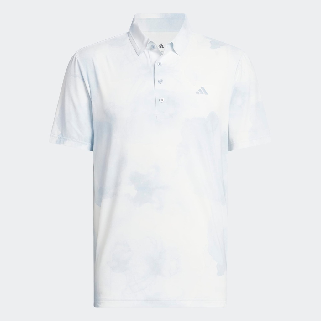 [JN9143S] Adidas Mens Golf Shirt | Polo Tour | White-Blue (S)