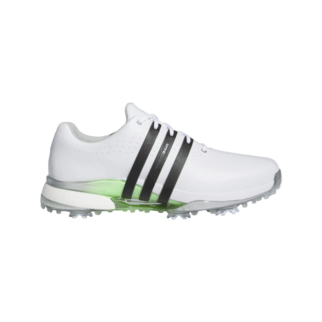 Adidas Mens Golf Shoes | Tour 360 | White-Black-Green