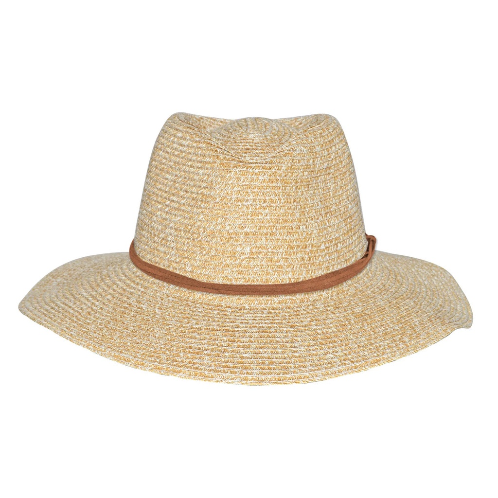 360Five Womens Fedora Hat | Summer | Camel-White