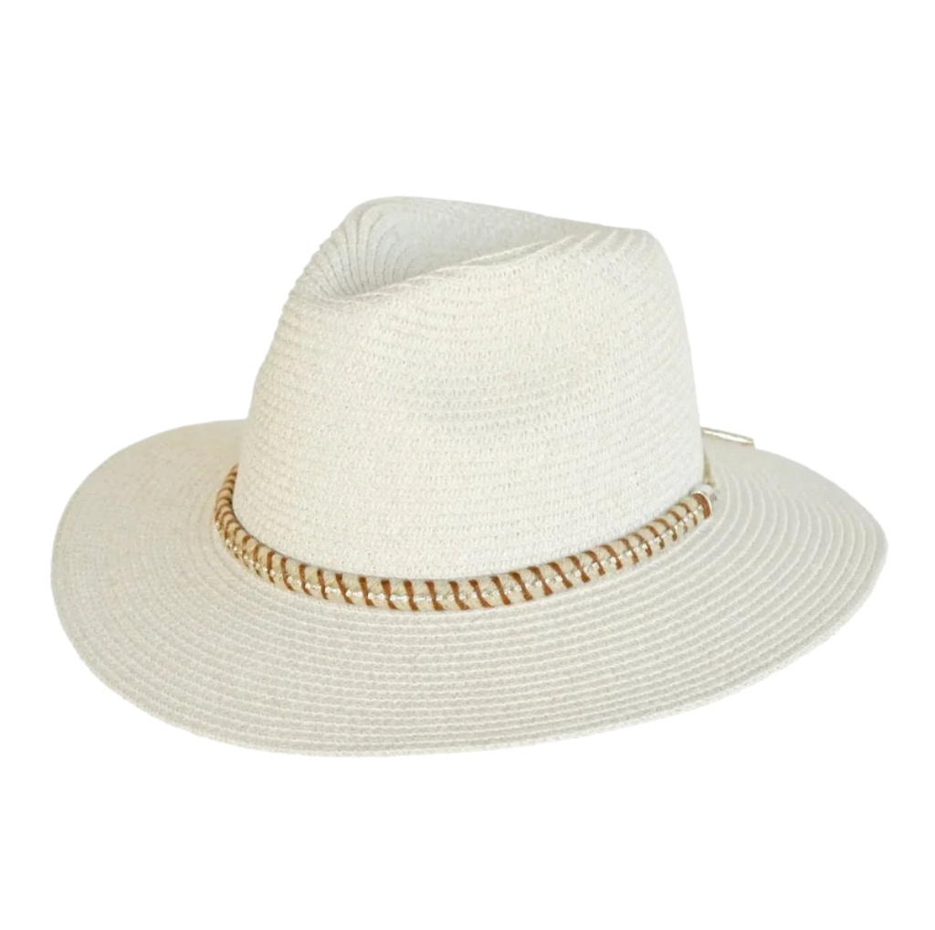 [ERV1070] 360Five Womens Fedora Hat | Sharon | Ivory