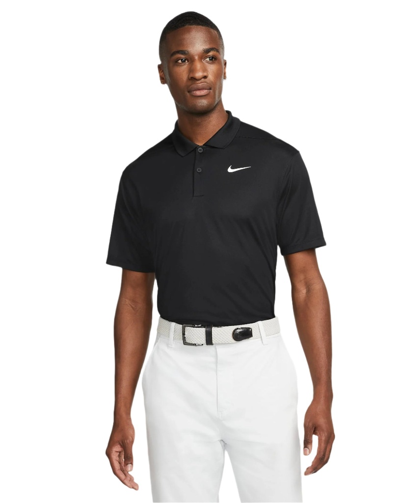 [96621629] Nike Mens Golf Shirt | Victory Blade PO | Black-White (S)