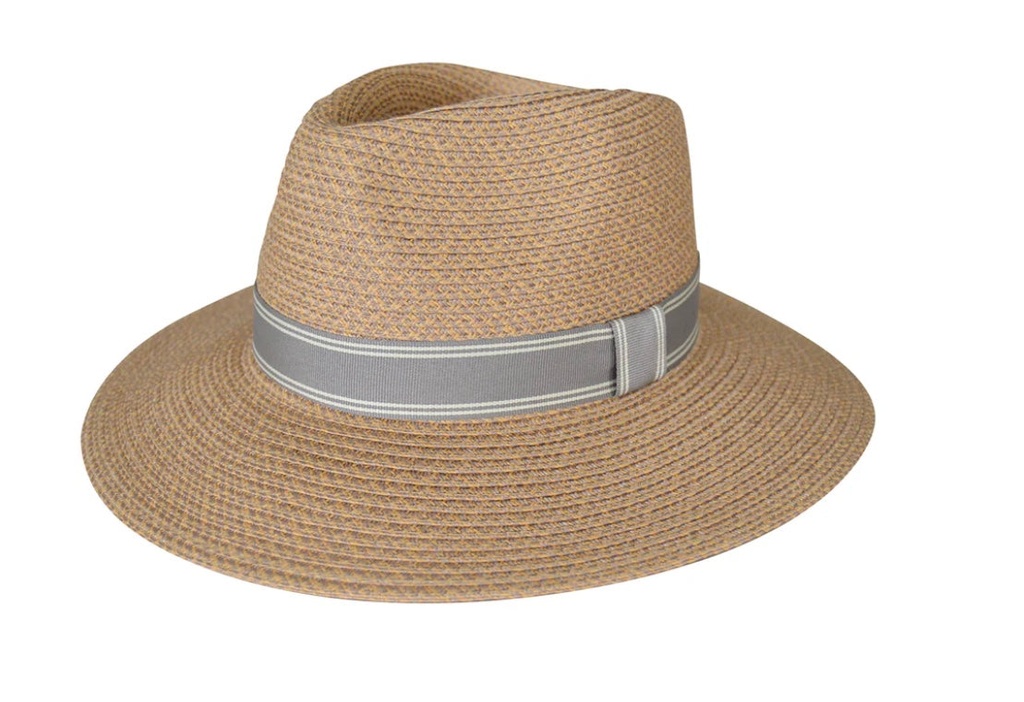 [MRM260] Mzansi Fedora Hat | St Lucia | Caramel